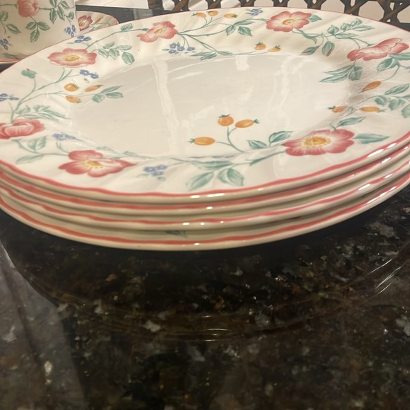 Dinner size plates Churchill Stafford plates Briar Rose - Picture 4 of 4
